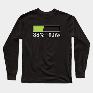 38% Life Long Sleeve T-Shirt